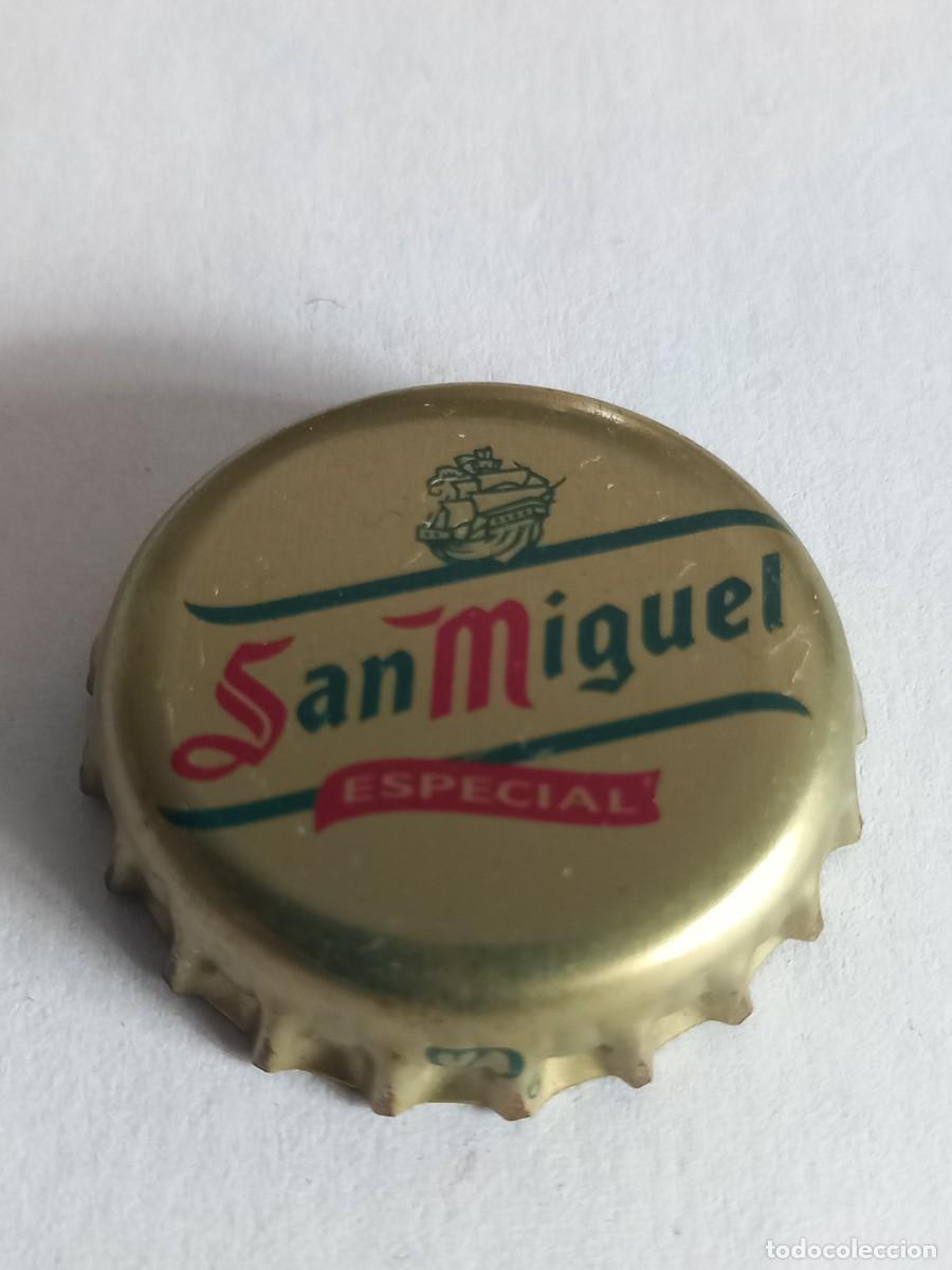 Coleccionismo de cervezas: CHAPA CERVEZA SAN MIGUEL ESPECIAL, FACTOR&Iacute;A Z