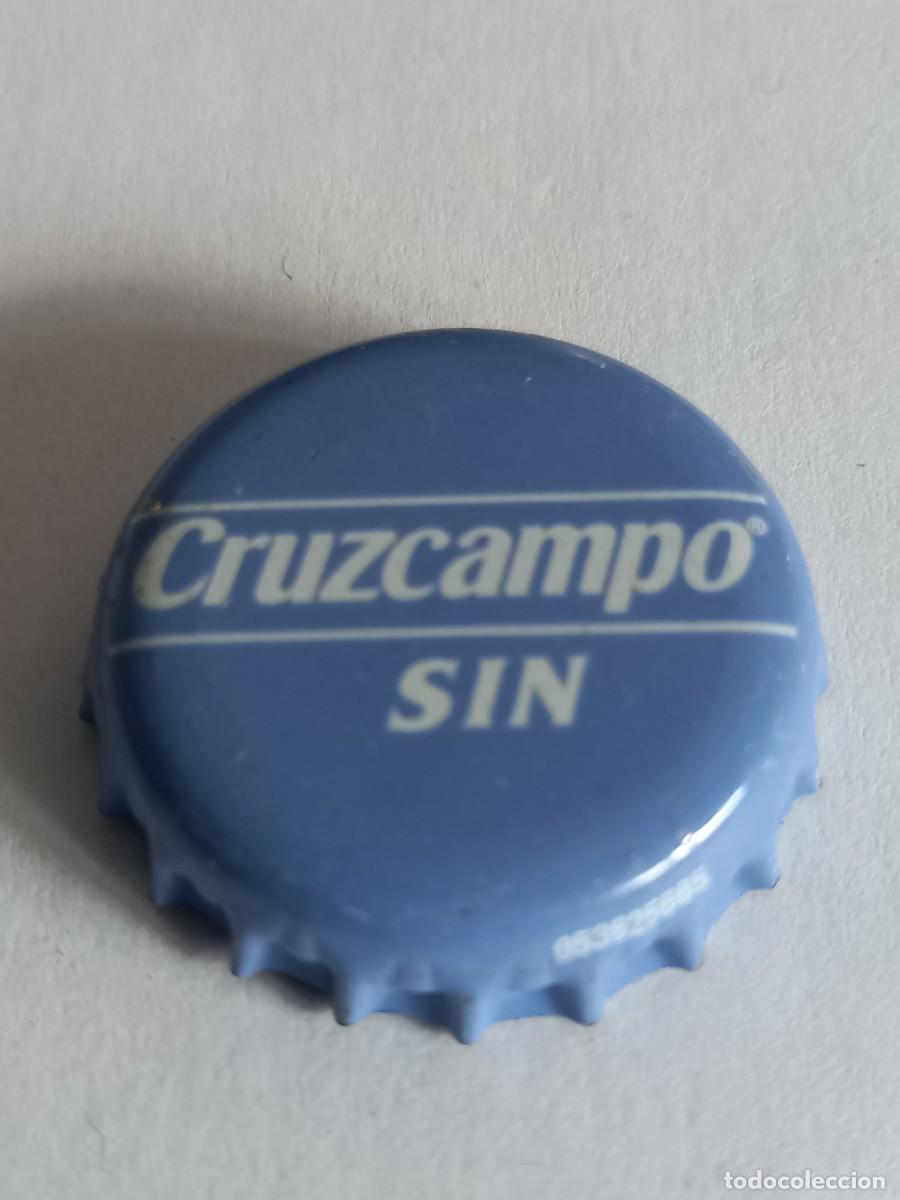 Coleccionismo de cervezas: CHAPA CERVEZA CRUZCAMPO SIN, FACTOR&Iacute;A FAMOSA