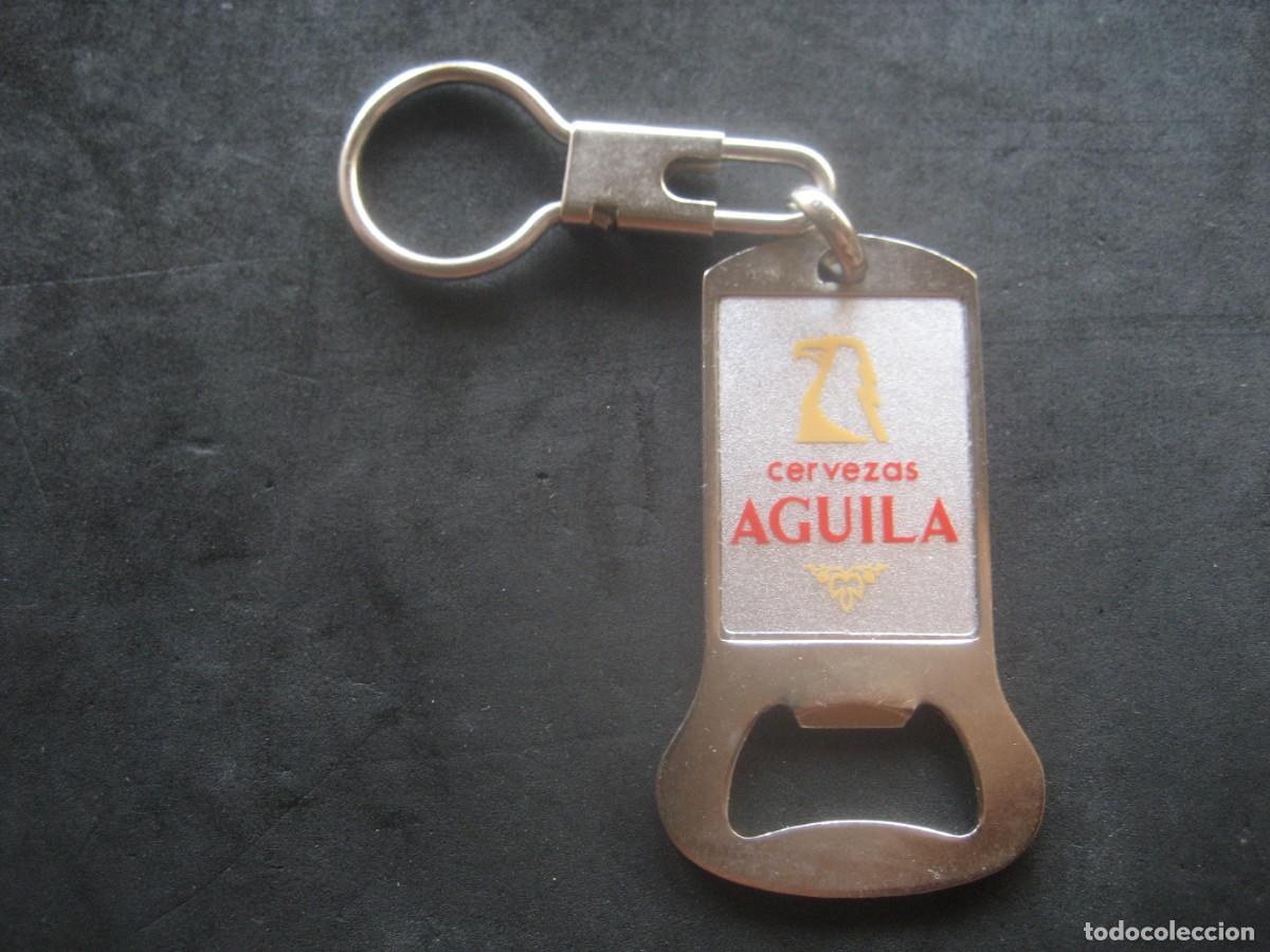 Coleccionismo de cervezas: LLAVERO ABREBOTELLAS CERVEZA EL AGUILA