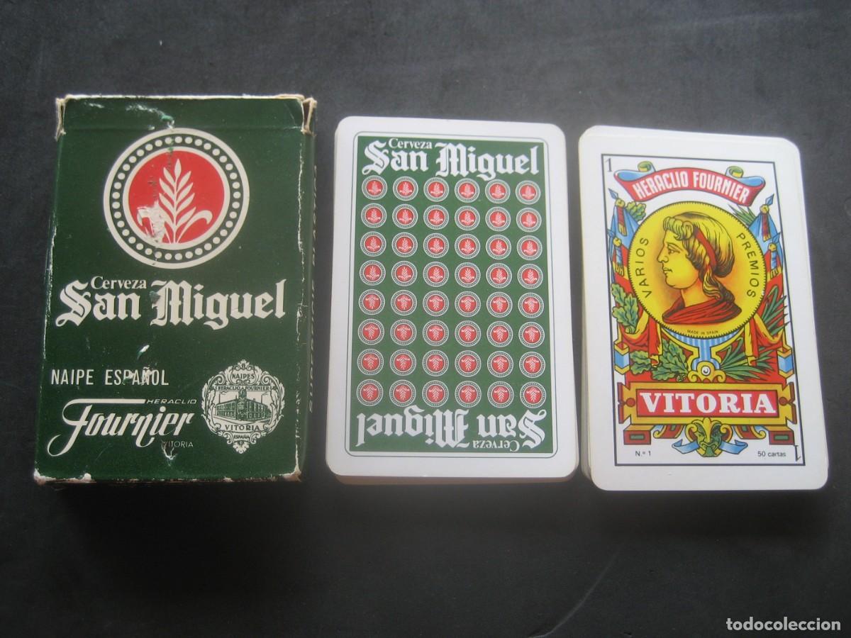 Coleccionismo de cervezas: BARAJA ESPA&Ntilde;OLA FOURNIER. CERVEZA SAN MIGUEL