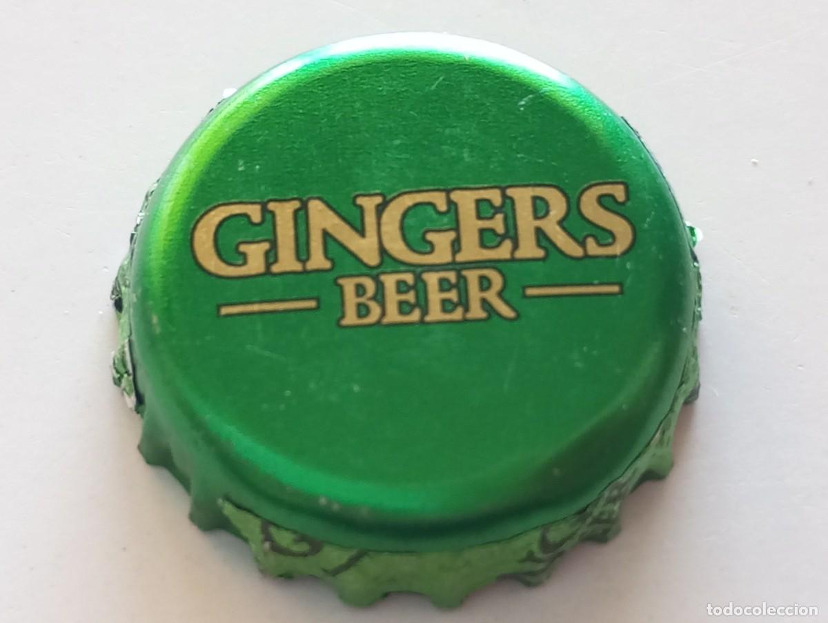 Coleccionismo de cervezas: Chapa tap&oacute;n corona de la cerveza polaca GINGERS BEER