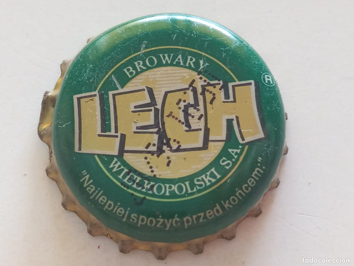 Coleccionismo de cervezas: Chapa tap&oacute;n corona de la cerveza polaca LECH BROWARY WIELKOPOLSKI S.A.