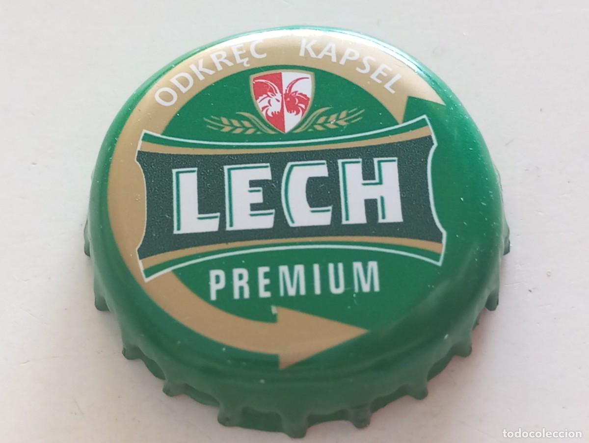 Coleccionismo de cervezas: Chapa tap&oacute;n corona de la cerveza polaca LECH PREMIUM ODKREC KAPSEL