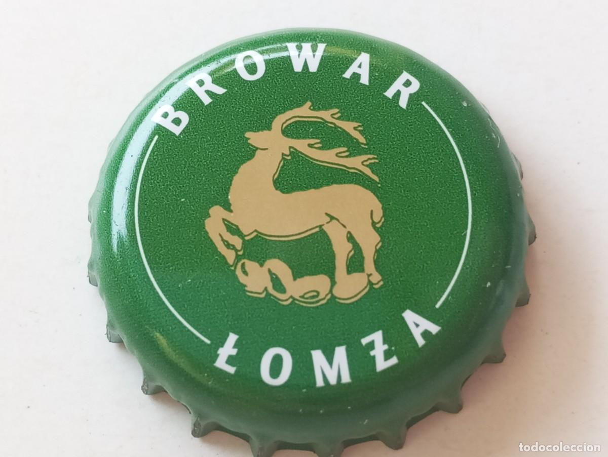 Coleccionismo de cervezas: Chapa tap&oacute;n corona de la cerveza polaca LOMZA BROWAR