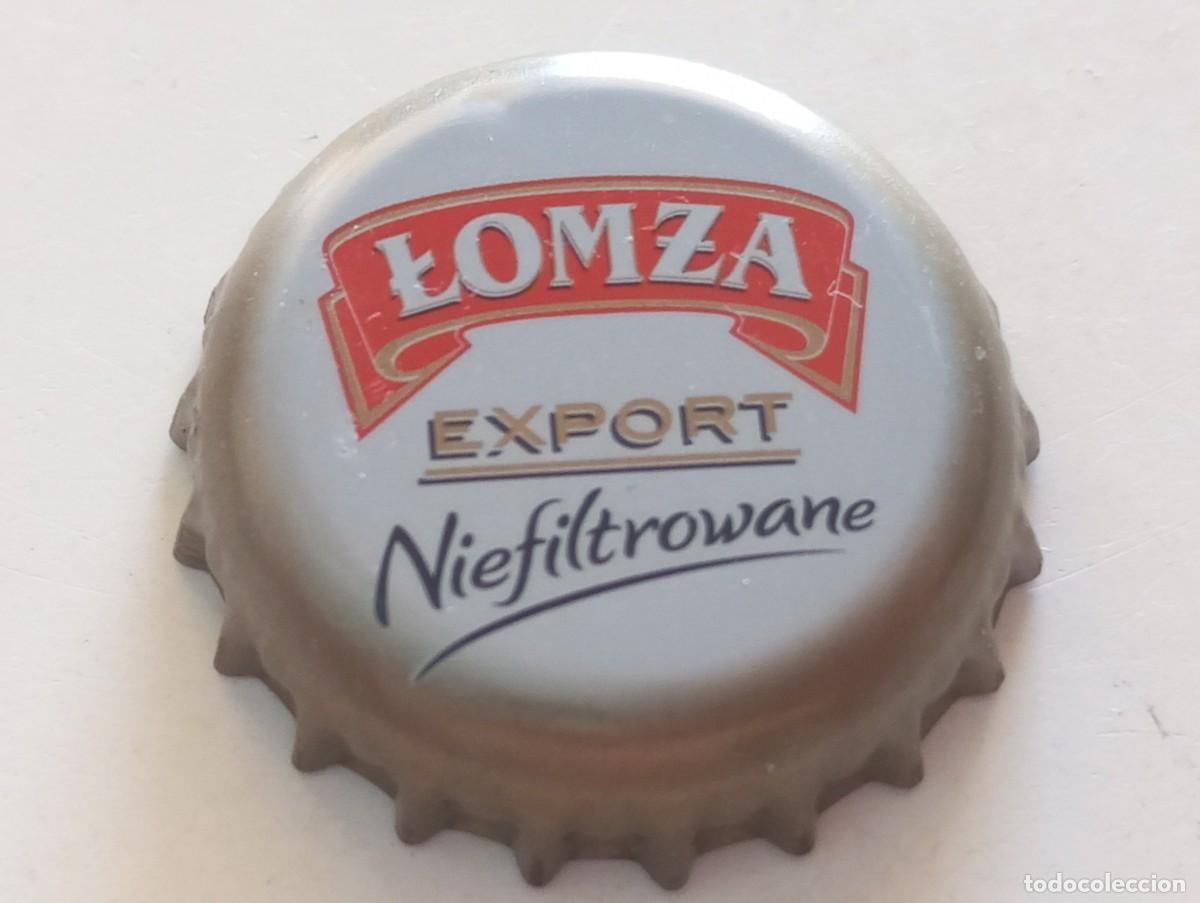 Coleccionismo de cervezas: Chapa tap&oacute;n corona de la cerveza polaca LOMZA EXPORT NIEFILTROWANE