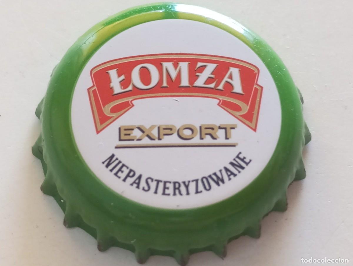 Coleccionismo de cervezas: Chapa tap&oacute;n corona de la cerveza polaca LOMZA EXPORT NIEPASTERYZOWANE