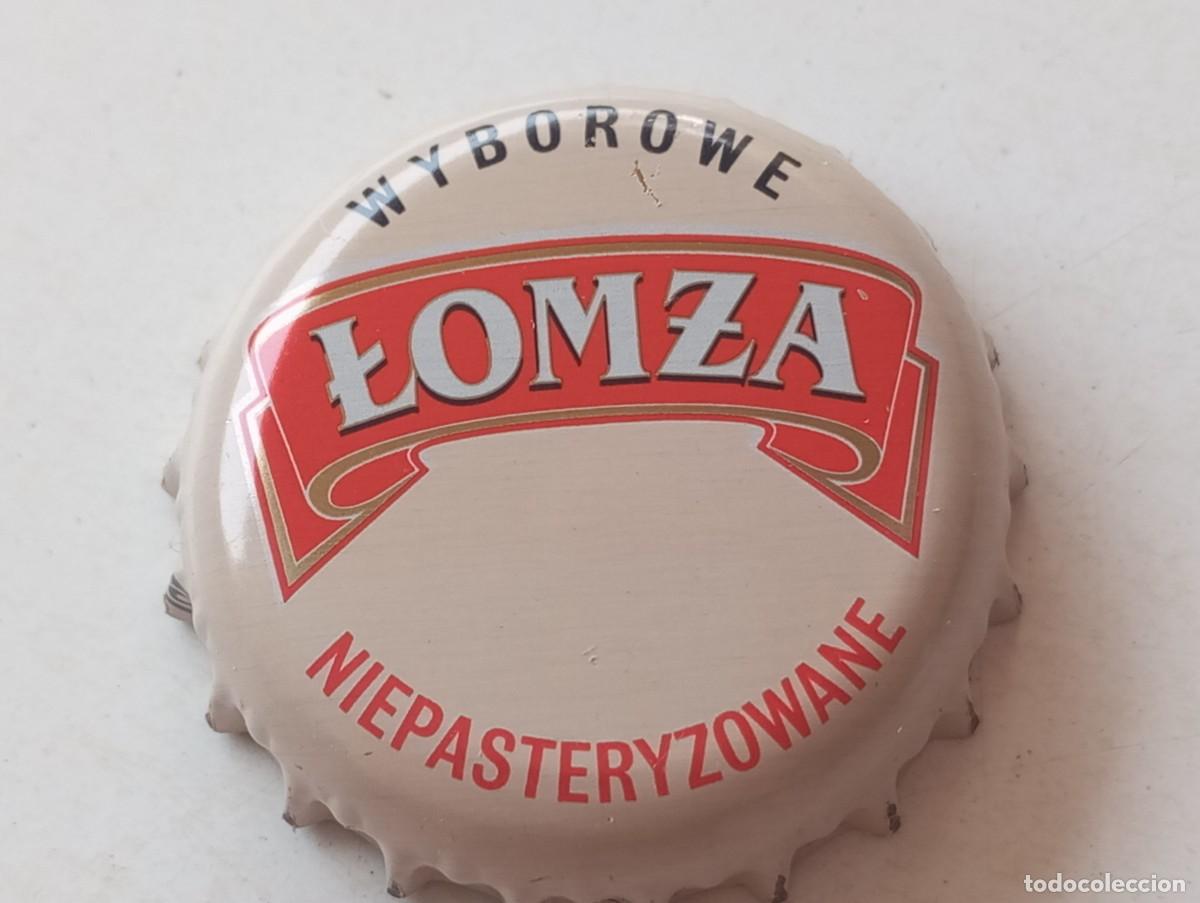Coleccionismo de cervezas: Chapa tap&oacute;n corona de la cerveza polaca LOMZA WYBOROWE NIEPASTERYZOWANE