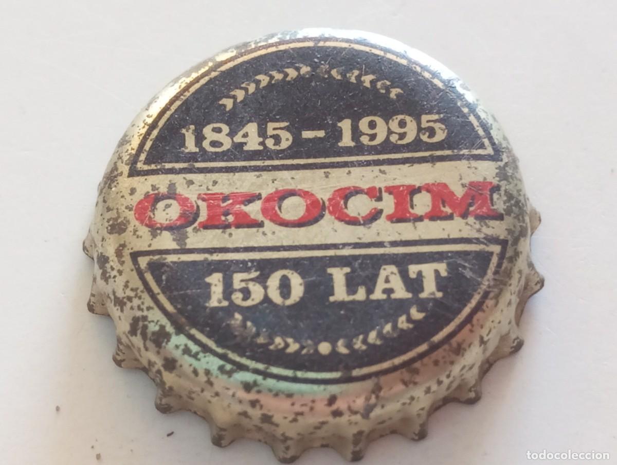 Coleccionismo de cervezas: Chapa tap&oacute;n corona de la cerveza polaca OKOCIM 150 LAT 1845-1995