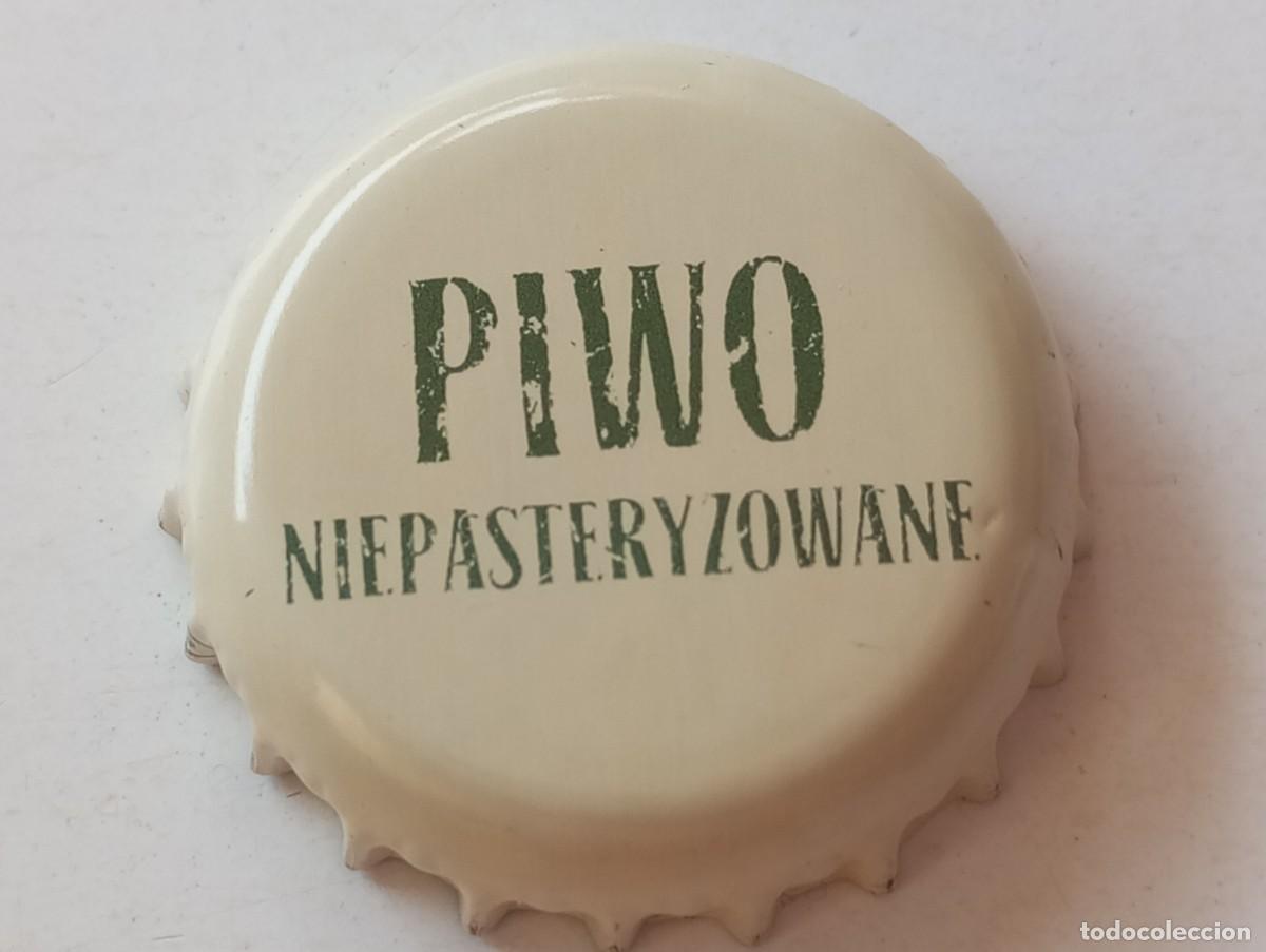 Coleccionismo de cervezas: Chapa tap&oacute;n corona de la cerveza polaca OKOCIM PIWO NIEPASTERYZOWANE