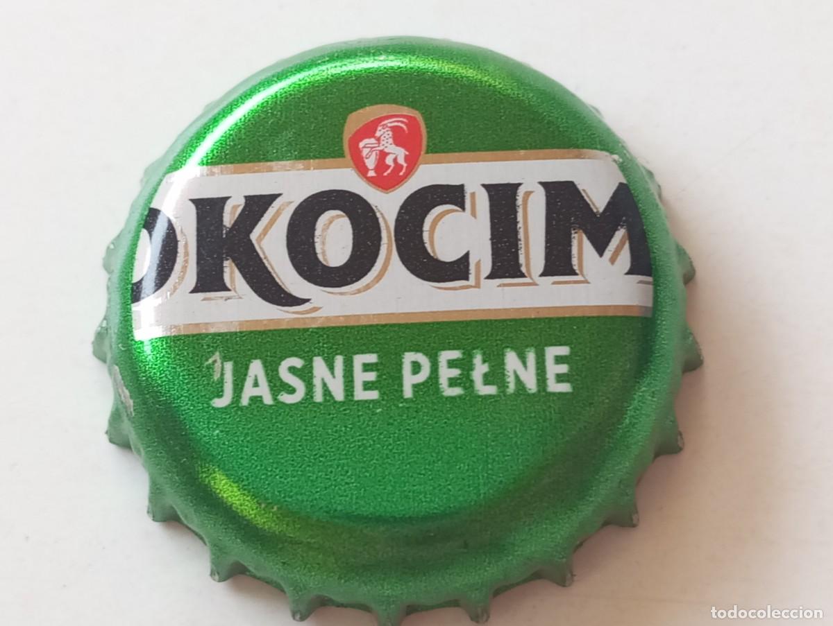 Coleccionismo de cervezas: Chapa tap&oacute;n corona de la cerveza polaca OKOCIM JASNE PELNE
