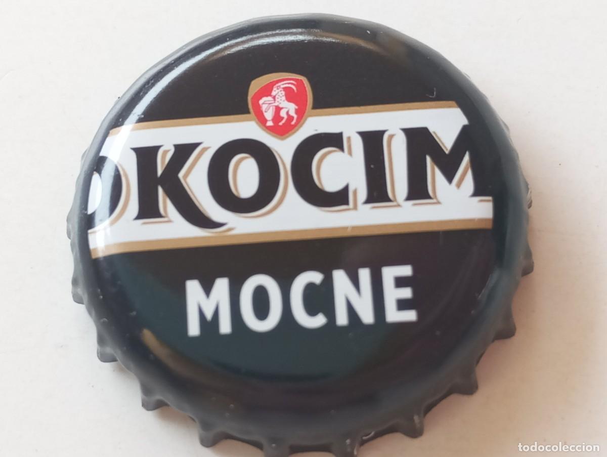 Coleccionismo de cervezas: Chapa tap&oacute;n corona de la cerveza polaca OKOCIM MOCNE