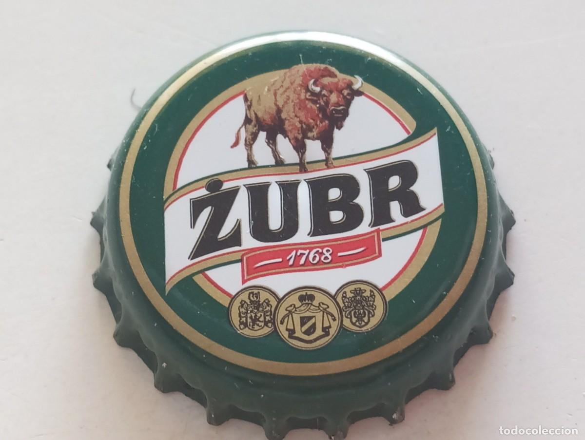 Coleccionismo de cervezas: Chapa tap&oacute;n corona de la cerveza polaca ZUBR - 1768