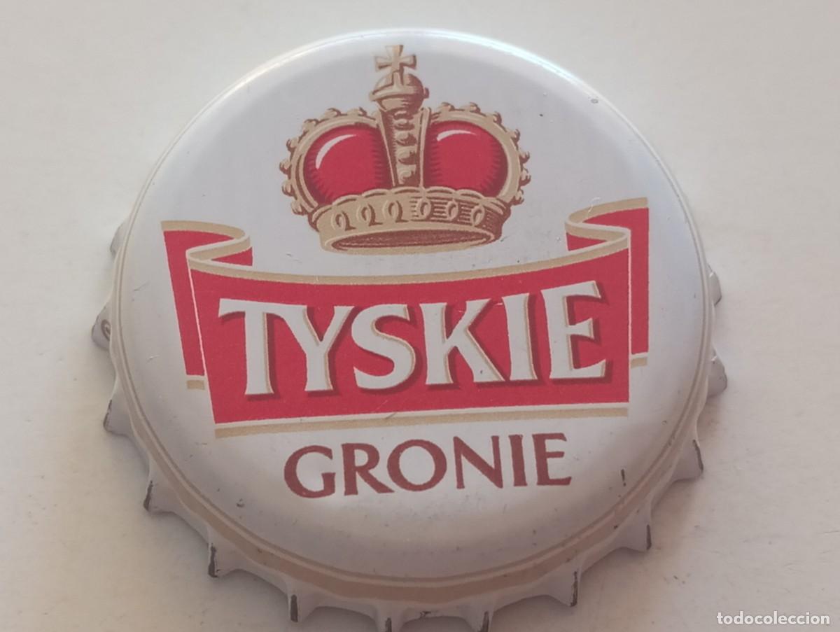 Coleccionismo de cervezas: Chapa tap&oacute;n corona de la cerveza polaca TYSKIE GRONIE