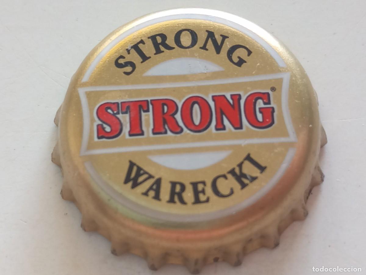 Coleccionismo de cervezas: Chapa tap&oacute;n corona de la cerveza polaca WARKA STRONG WARECKI