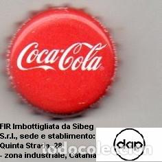 Coleccionismo de cervezas: chapa - refresco - ITALIA - Coca Cola