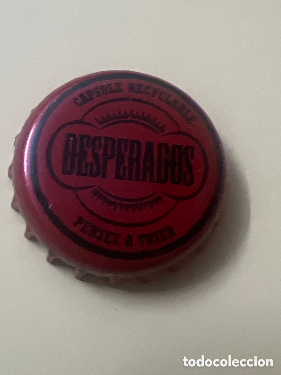 Coleccionismo de cervezas: T4/X114/A2. CHAPA CERVEZA - Desperados capsule recyclable pensez &agrave; trier