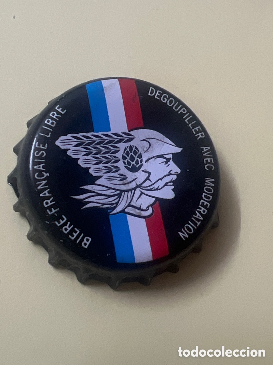 Coleccionismo de cervezas: T4/X114/A5. CHAPA CERVEZA - Biere Fran&ccedil;aise libre Degoupiller avec moderation