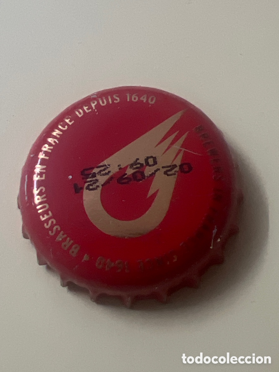 Coleccionismo de cervezas: T4/X114/C2. CHAPA CERVEZA - BREWERS IN FRANCE SINCE 1640 BRASSEURS EN FRANCE DEPUIS 1640