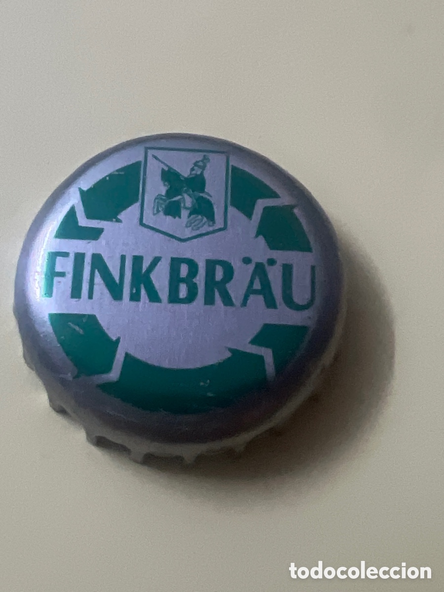 Coleccionismo de cervezas: T4/X114/C4. CHAPA CERVEZA - Finkbr&auml;u - FRANCIA