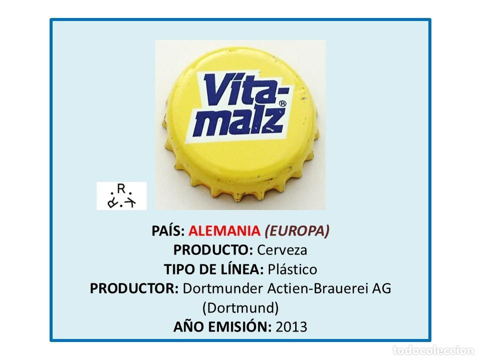 Coleccionismo de cervezas: TAPON CORONA CAPSULA CHAPA CERVEZA BEBIDA DE MALTA VITA-MALZ (ALEMANIA)