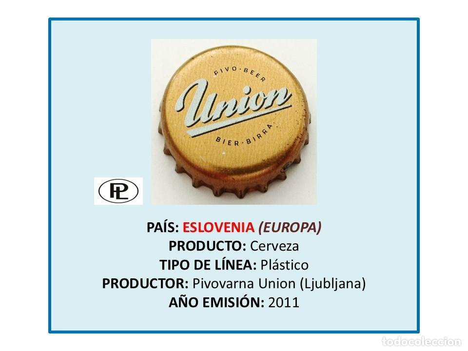 Coleccionismo de cervezas: TAPON CORONA CAPSULA CHAPA CERVEZA UNION (ESLOVENIA)