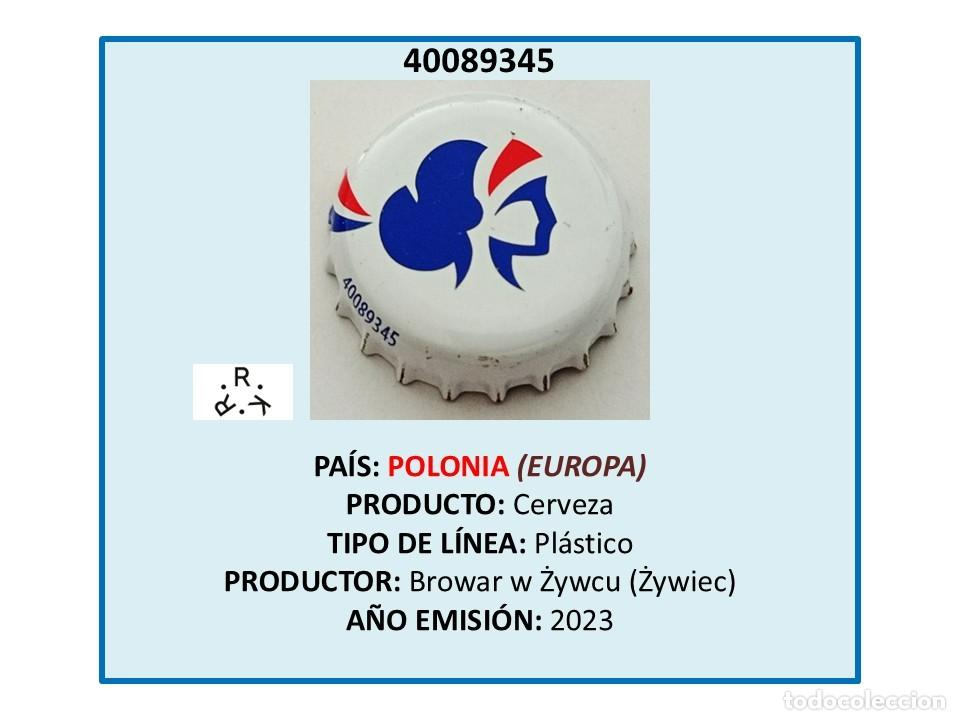 Coleccionismo de cervezas: TAPON CORONA CAPSULA CHAPA CERVEZA ZYWIEC (POLONIA)