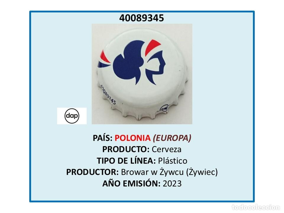 Coleccionismo de cervezas: TAPON CORONA CAPSULA CHAPA CERVEZA ZYWIEC (POLONIA)