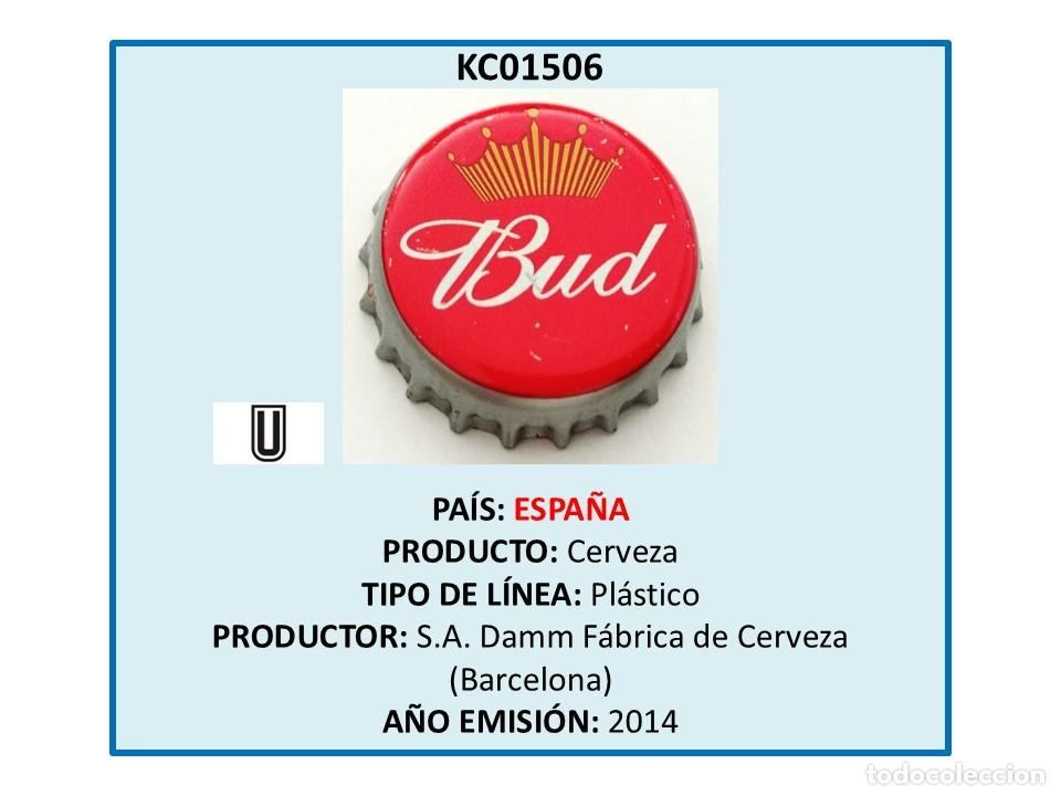 Coleccionismo de cervezas: TAPON CORONA CAPSULA CHAPA CERVEZA BUDWEISER (ESPA&Ntilde;A)