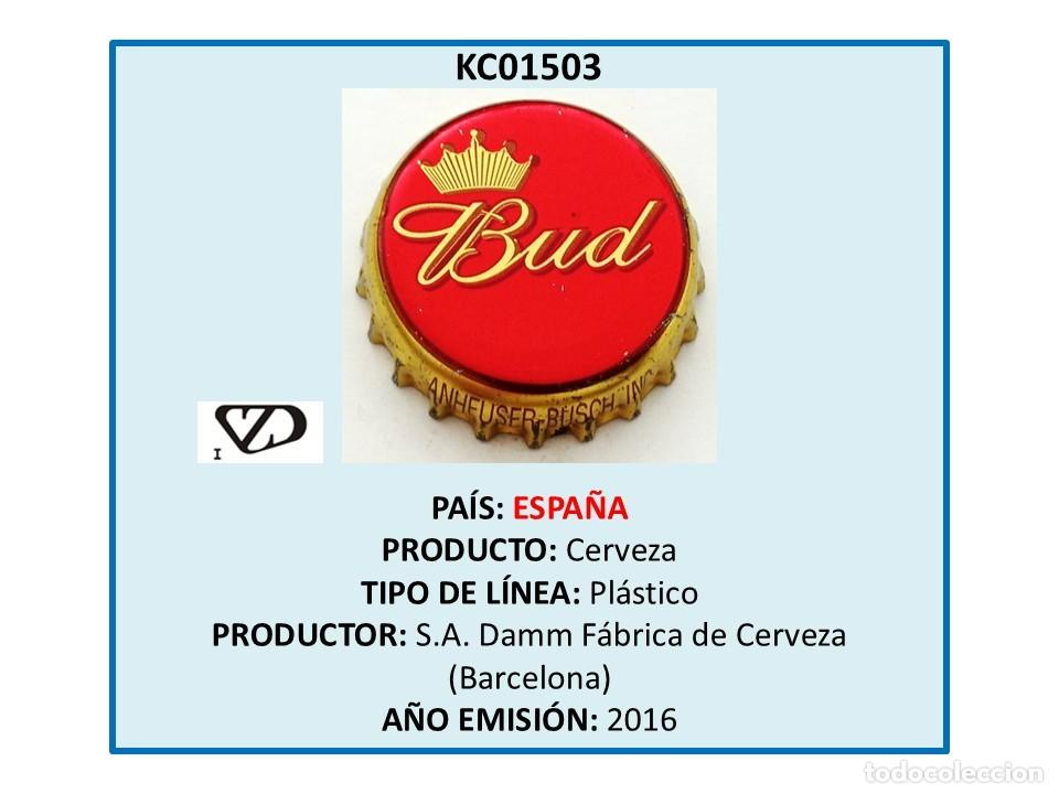 Coleccionismo de cervezas: TAPON CORONA CAPSULA CHAPA CERVEZA BUDWEISER (ESPA&Ntilde;A)