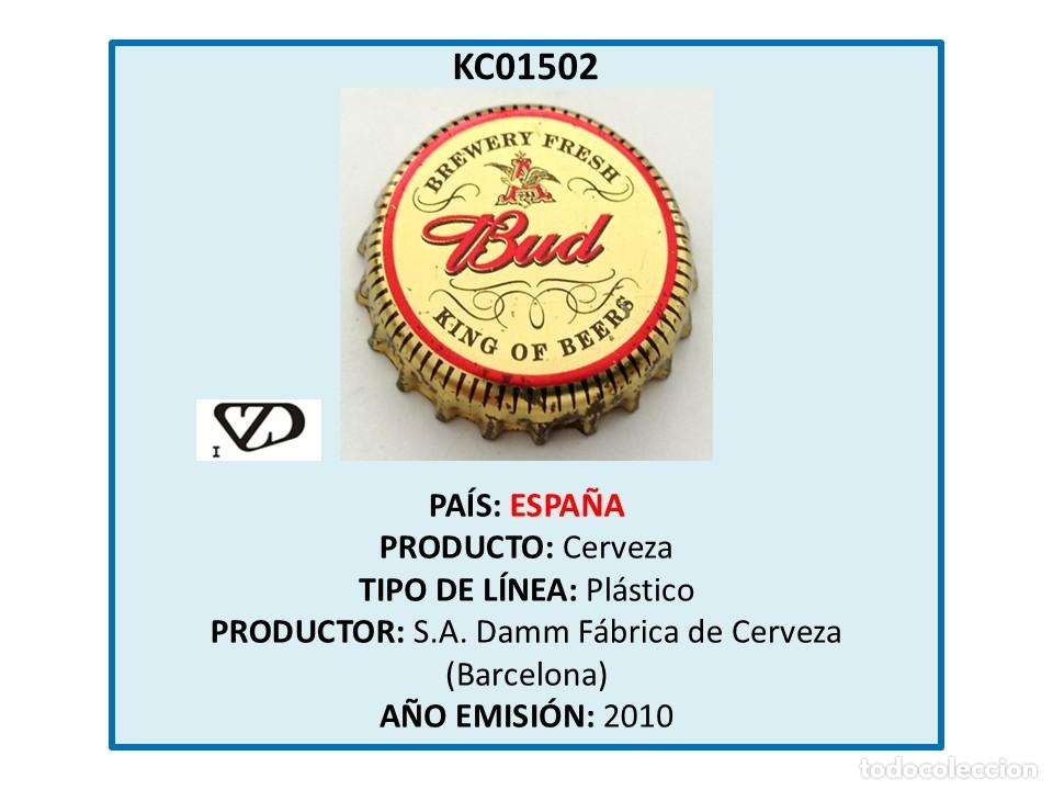 Coleccionismo de cervezas: TAPON CORONA CAPSULA CHAPA CERVEZA BUDWEISER (ESPA&Ntilde;A)