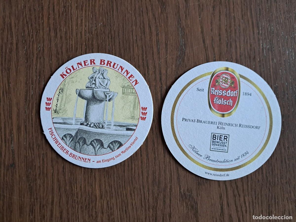 Coleccionismo de cervezas: posavasos de cerveza, Reissdorf Kolsch.