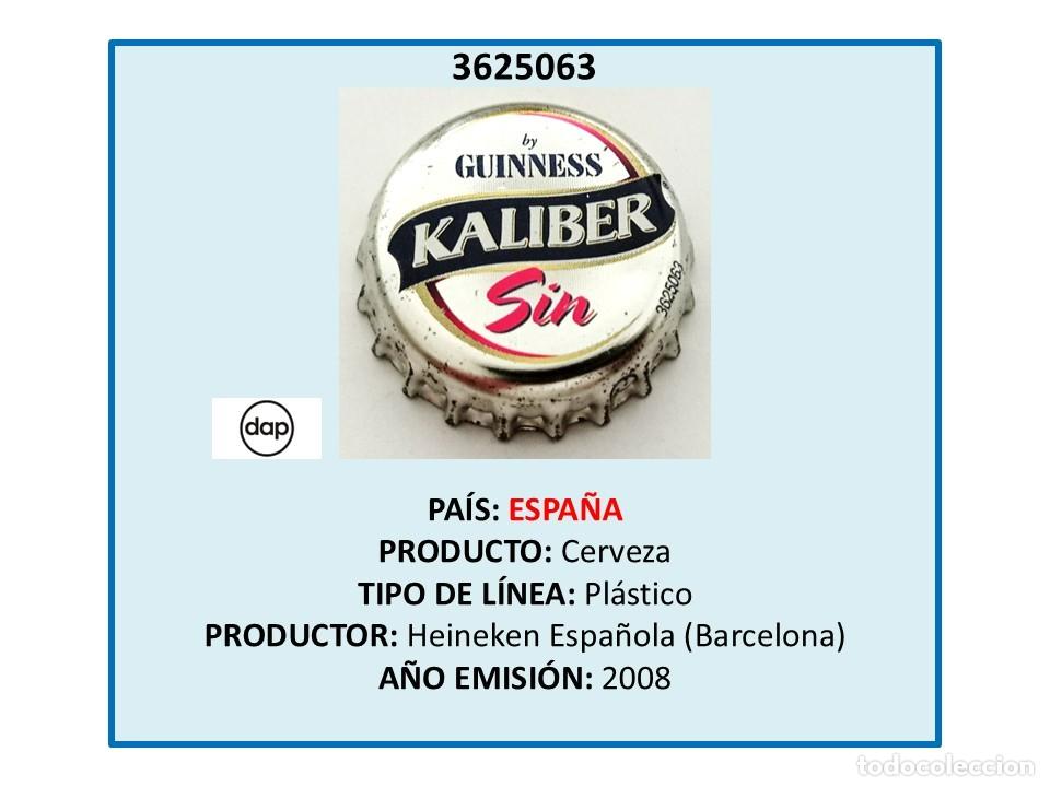 Coleccionismo de cervezas: TAPON CORONA CAPSULA CHAPA CERVEZA KALIBER SIN (ESPA&Ntilde;A)