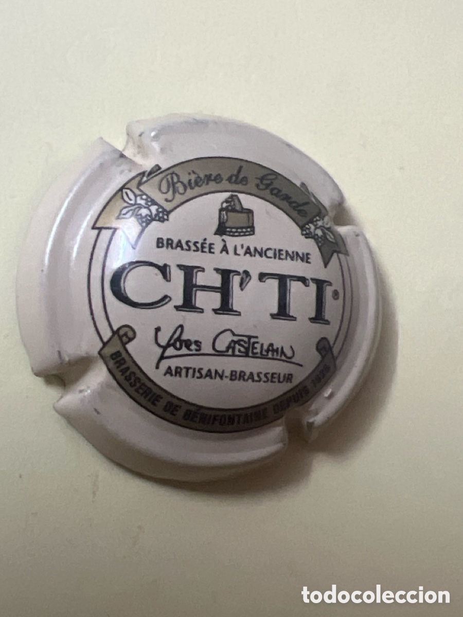 Coleccionismo de cervezas: T4/X114/H3. CHAPA CERVEZA 1/4.