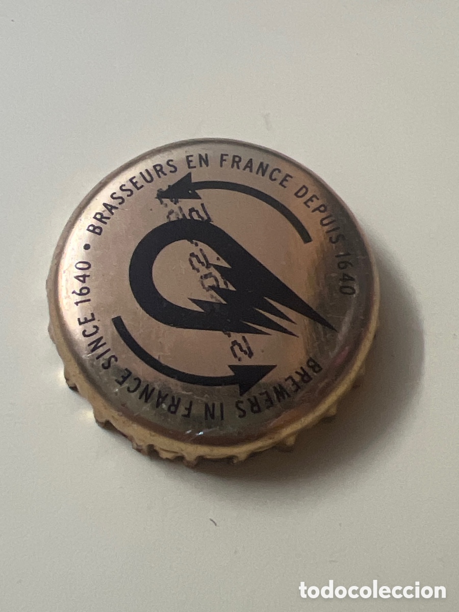 Coleccionismo de cervezas: T4/X114/E1. CHAPA CERVEZA - BREWERS IN FRANCE SINCE 1640 BRASSEURS EN FRANCE DEPUIS 1640