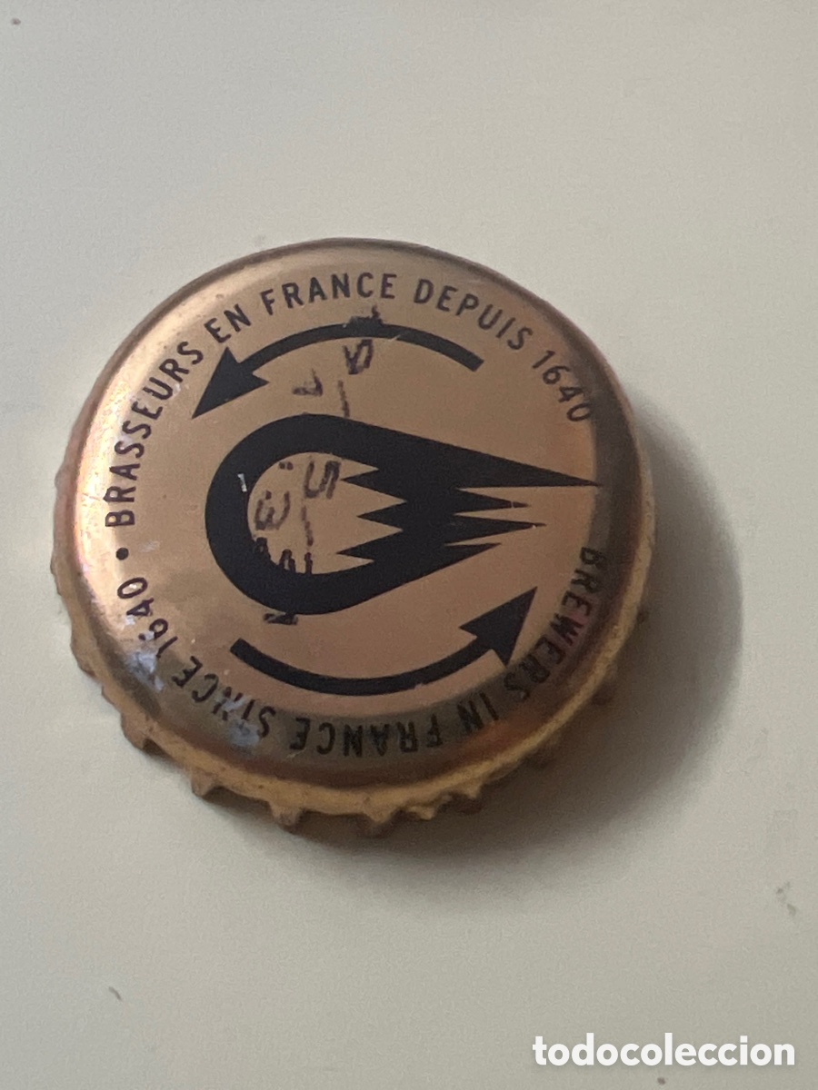 Coleccionismo de cervezas: T4/X114/E2. CHAPA CERVEZA - BREWERS IN FRANCE SINCE 1640 BRASSEURS EN FRANCE DEPUIS 1640