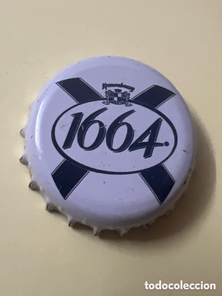Coleccionismo de cervezas: T4/X114/E5. CHAPA CERVEZA - KRONENBOURG 1664