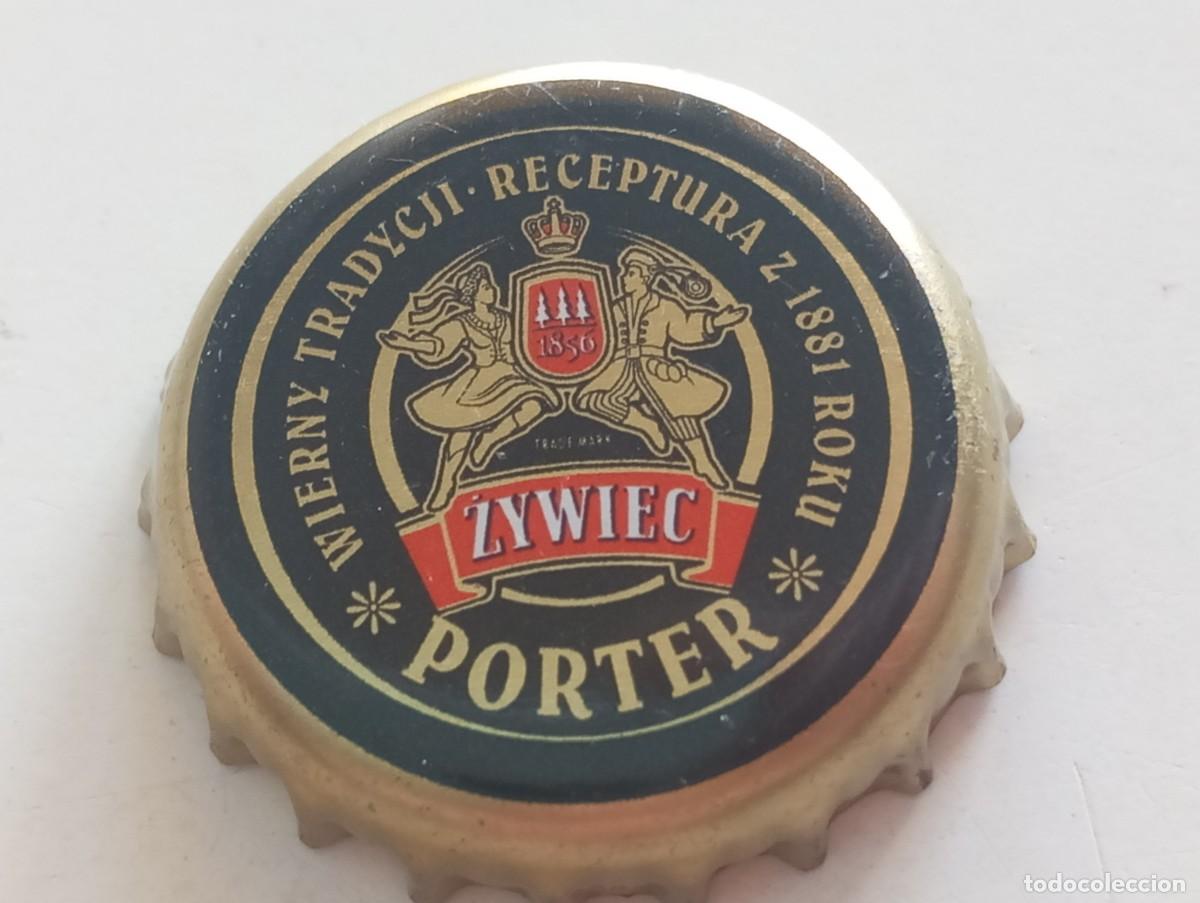 Coleccionismo de cervezas: Chapa tap&oacute;n corona de la cerveza polaca ZYWIEC PORTER - WIERNY TRADICJI RECEPTURA Z 1881 ROKU