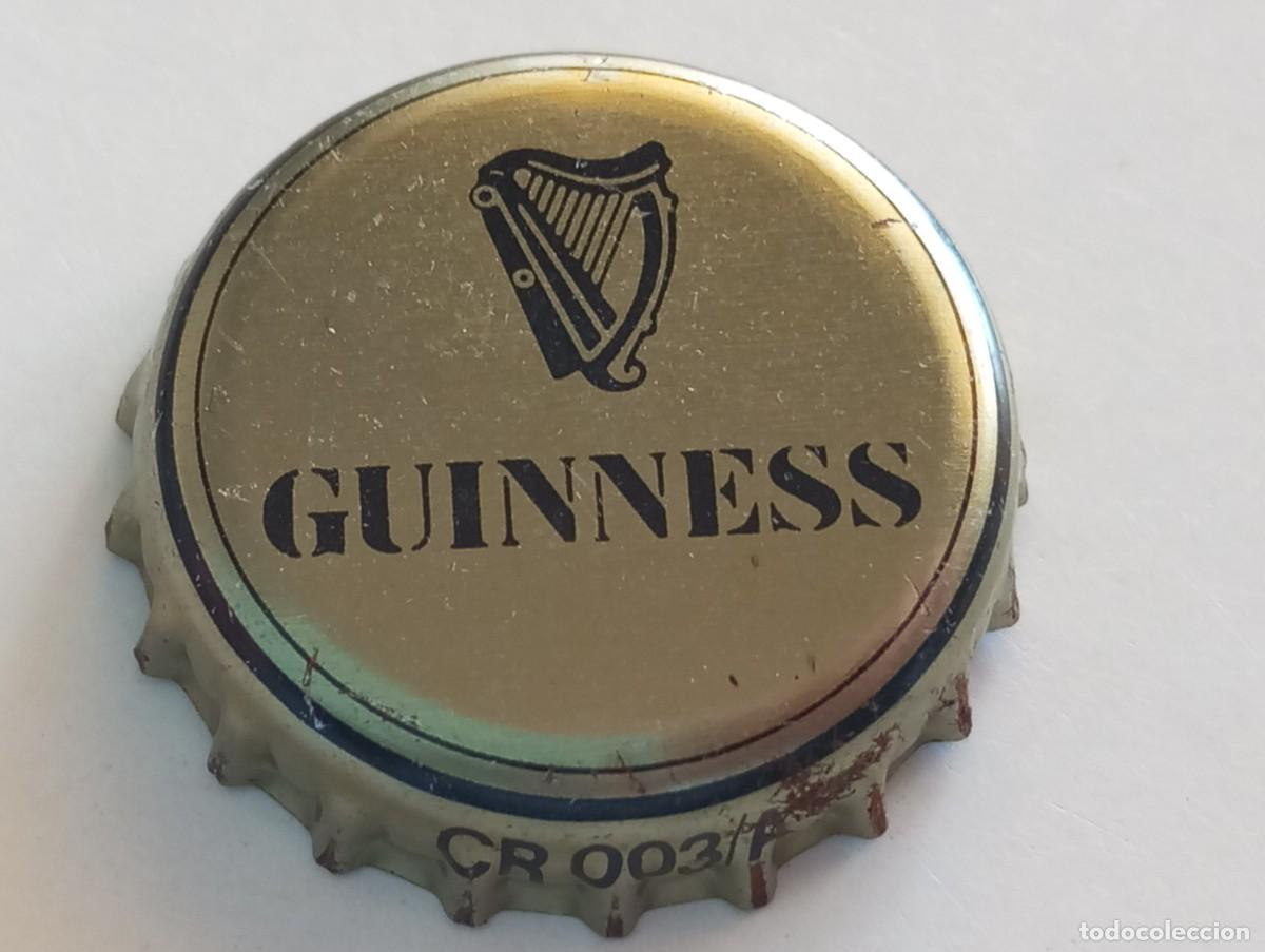 Coleccionismo de cervezas: Chapa tap&oacute;n corona de la cerveza irlandesa GUINNESS