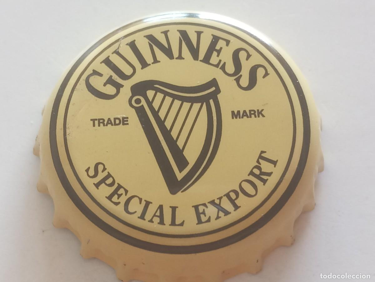 Coleccionismo de cervezas: Chapa tap&oacute;n corona de la cerveza irlandesa GUINNESS SPECIAL EXPORT - TRADE MARK
