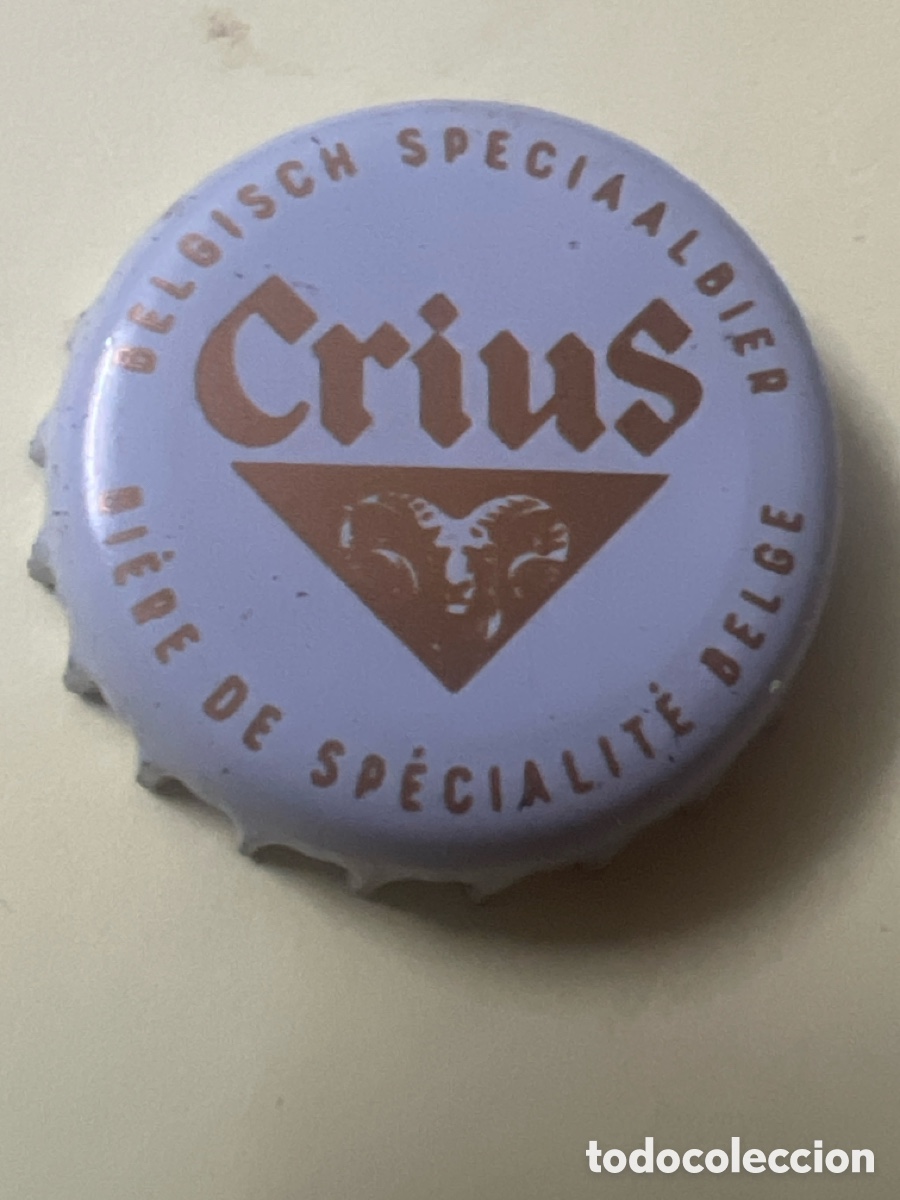 Coleccionismo de cervezas: T4/X114/G4. CHAPA CERVEZA - B&Eacute;LGICA -Crius Belgisch Speciaalbier Bi&egrave;re de Sp&eacute;cialit&eacute; Belge