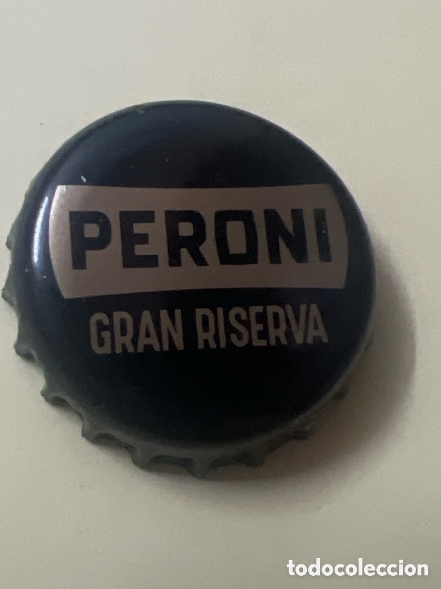 Coleccionismo de cervezas: T4/X114/H5. TAPON CORONA CHAPA DE CERVEZA ITALIANA ITALIA PERONI GRAN RISERVA RESERVA