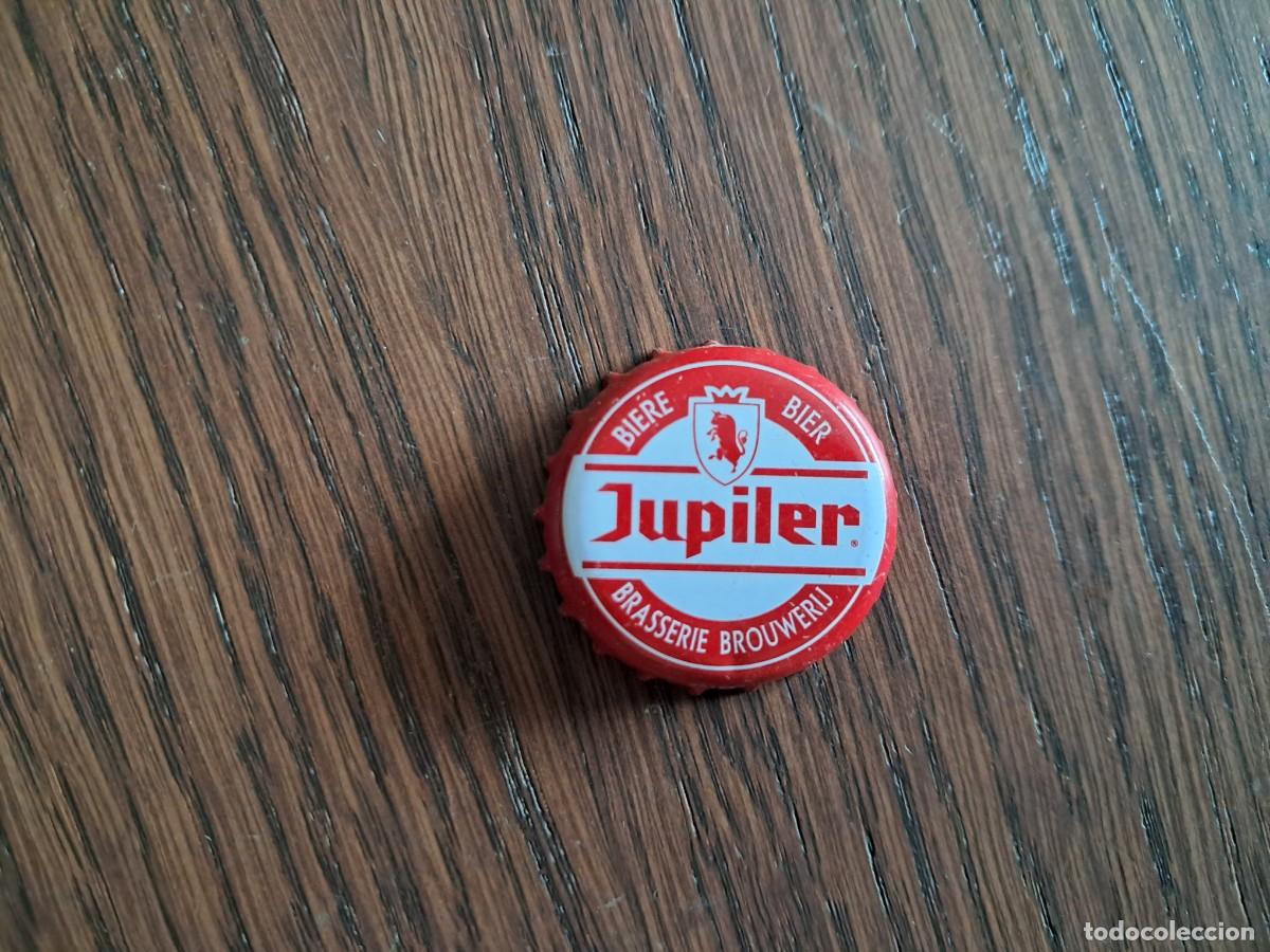 Coleccionismo de cervezas: chapa tap&oacute;n corona de cerveza, Jupiler.