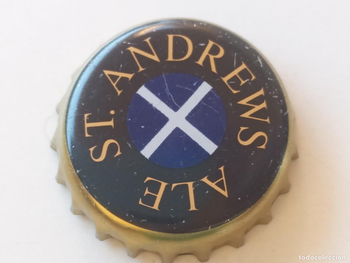 Coleccionismo de cervezas: Chapa tap&oacute;n corona de la cerveza escocesa ST. ANDREWS ALE
