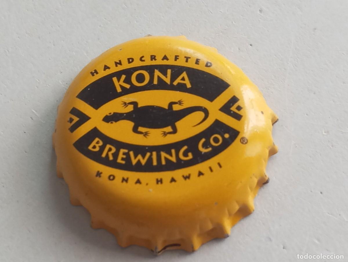 Coleccionismo de cervezas: Chapa USA, tap&oacute;n corona de la cerveza de EE.UU. KONA BREWING CO. HANDCRAFTED - KONA HAWAII