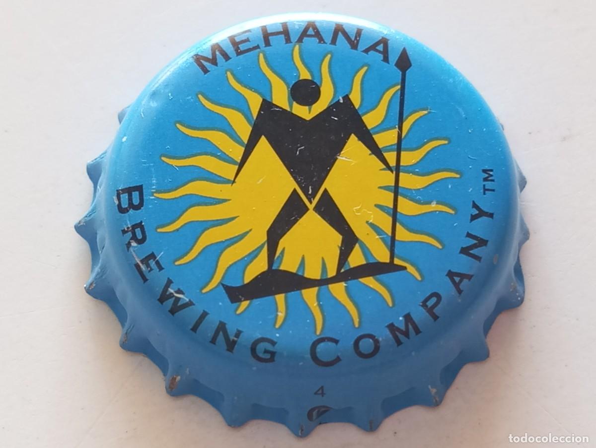 Coleccionismo de cervezas: Chapa USA, tap&oacute;n corona de la cerveza de EE.UU. MEHANA BREWING COMPANY