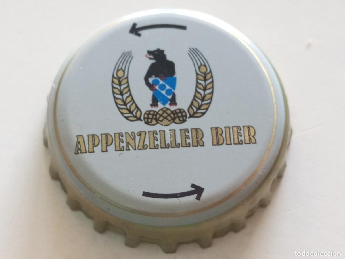 Coleccionismo de cervezas: Chapa tap&oacute;n corona de la cerveza suiza APPENZELLER BIER
