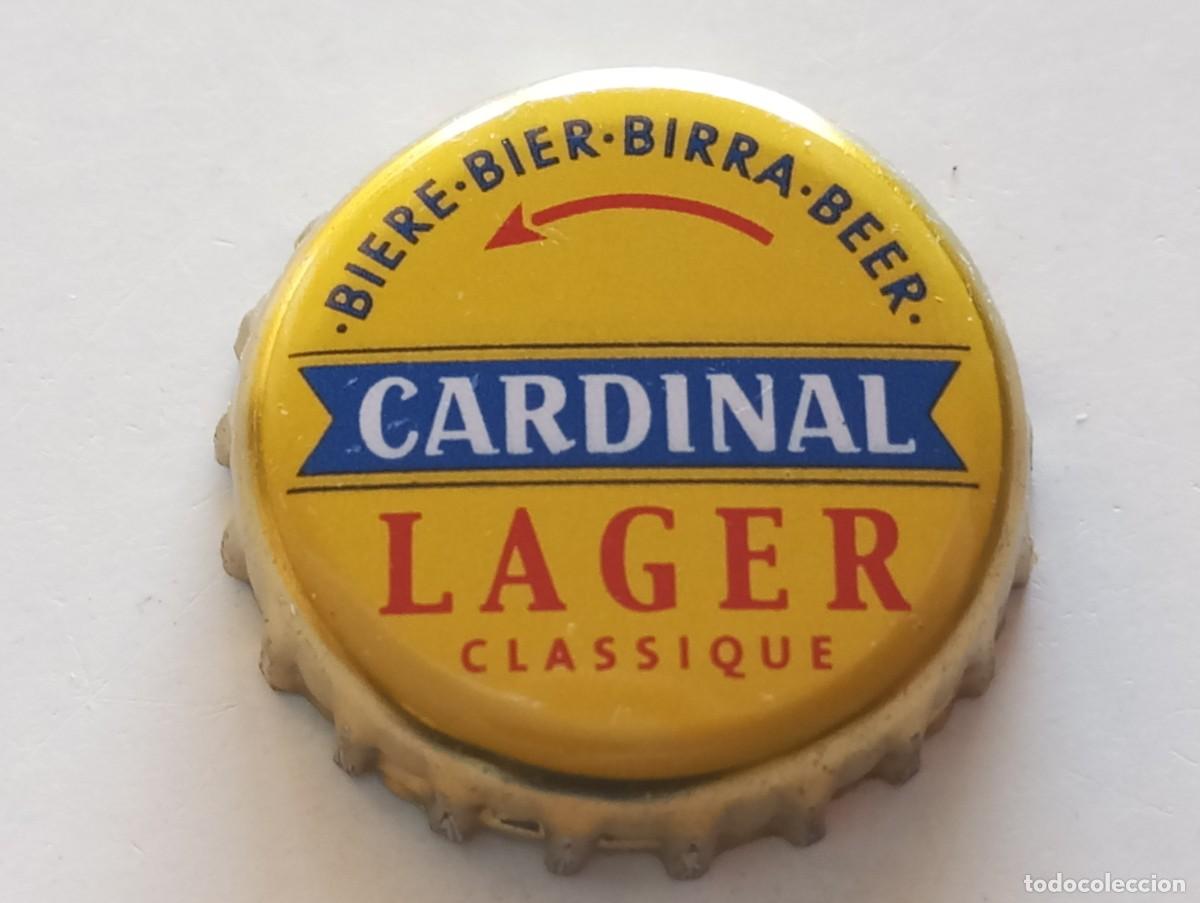 Coleccionismo de cervezas: Chapa tap&oacute;n corona de la cerveza suiza CARDENAL LAGER CLASSIQUE