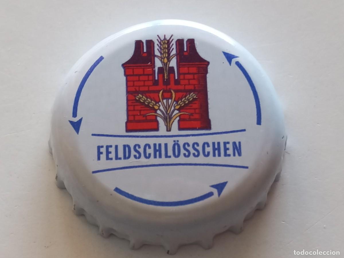 Coleccionismo de cervezas: Chapa tap&oacute;n corona de la cerveza suiza FELDSCHL&Ouml;SSCHEN