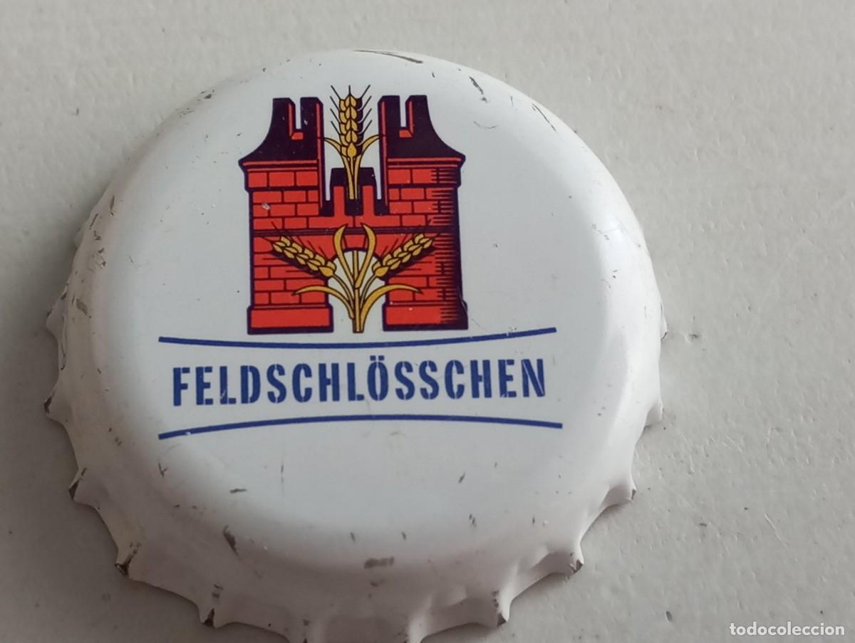 Coleccionismo de cervezas: Chapa tap&oacute;n corona de la cerveza suiza FELDSCHL&Ouml;SSCHEN