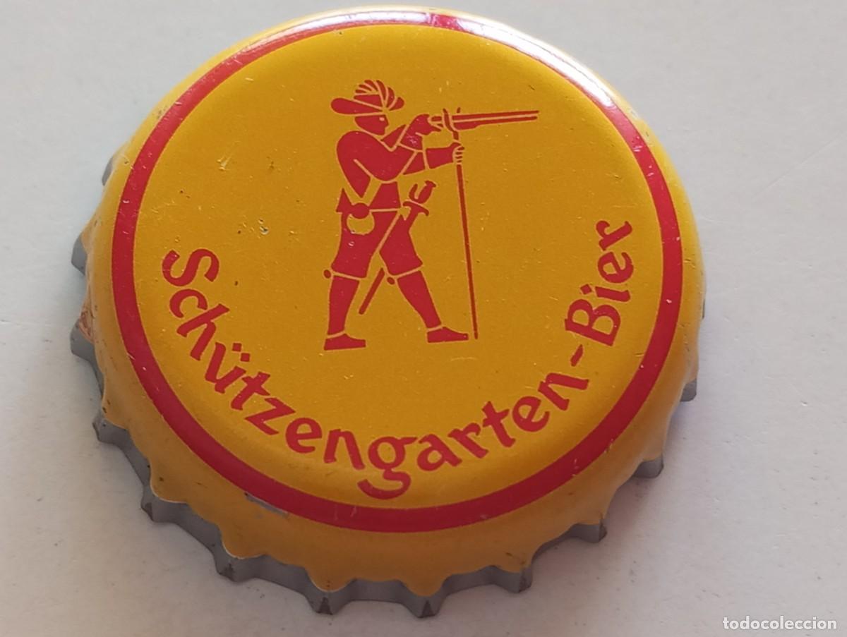 Coleccionismo de cervezas: Chapa tap&oacute;n corona de la cerveza suiza SCH&Uuml;TZENGARTEN-BIER
